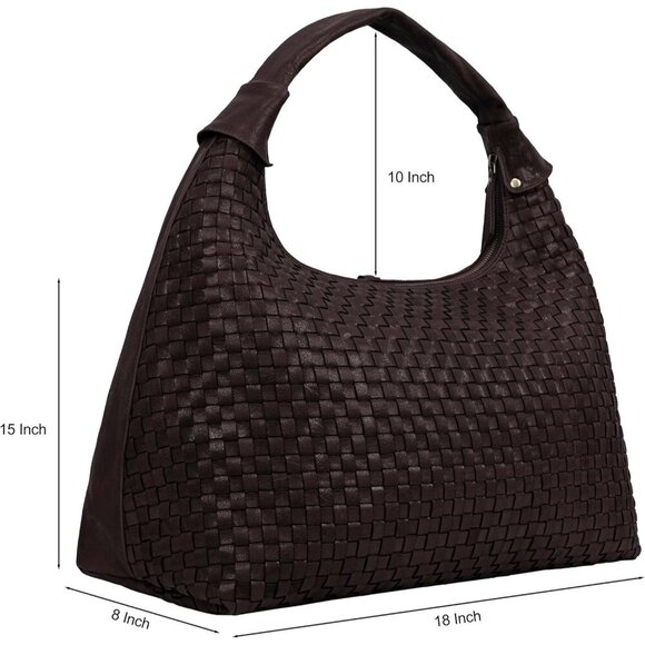 Addison Leather Tote Bag - Chic, Comfortable, and Versatile for Daily Essentials - Picture 3 of 7